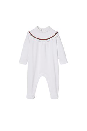 white cotton babygrow GUCCI KIDS | 808676XJGZZ9250